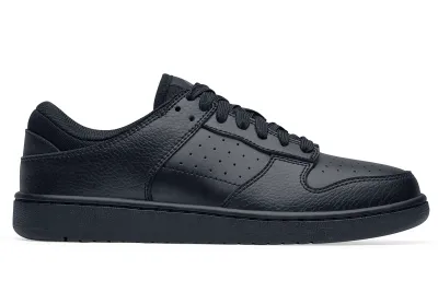 Greer - Men's Black Old-School Slip-Resistant Court Shoes
