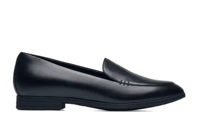 Women's LILA™ Rory - Black Slip-Resistant Work Loafers CA