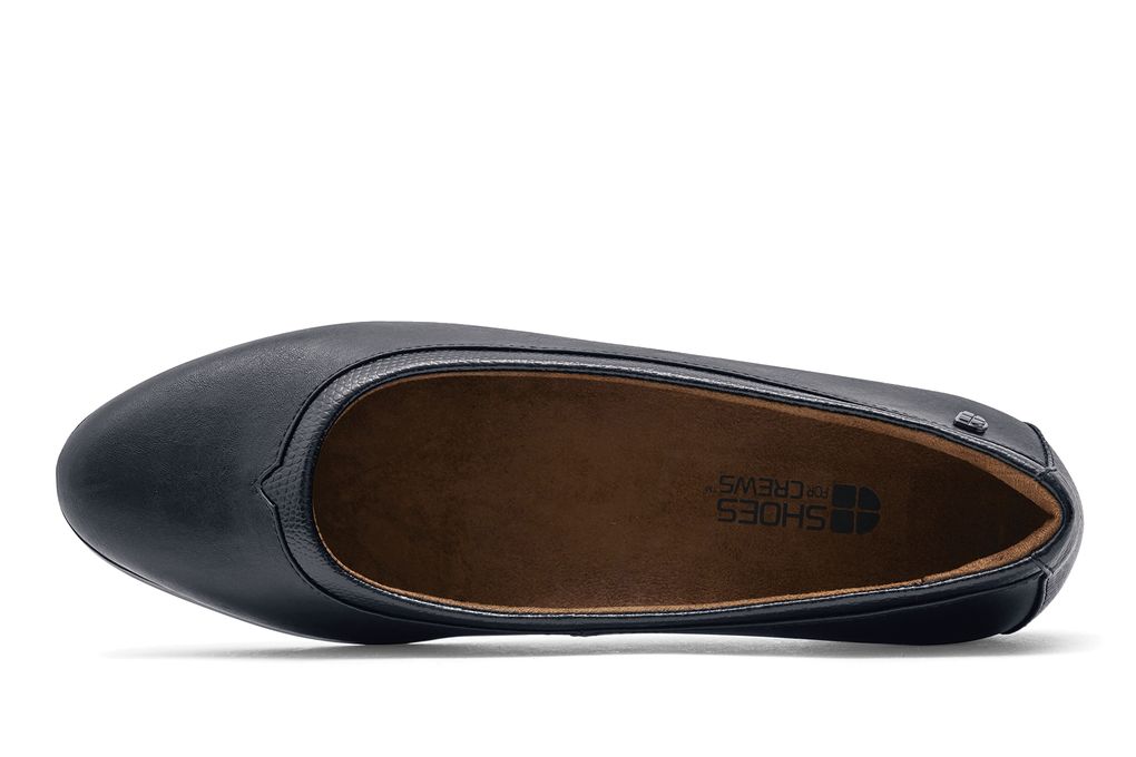 Reese Women's Black SlipResistant Dress Work Shoes Shoes For Crews