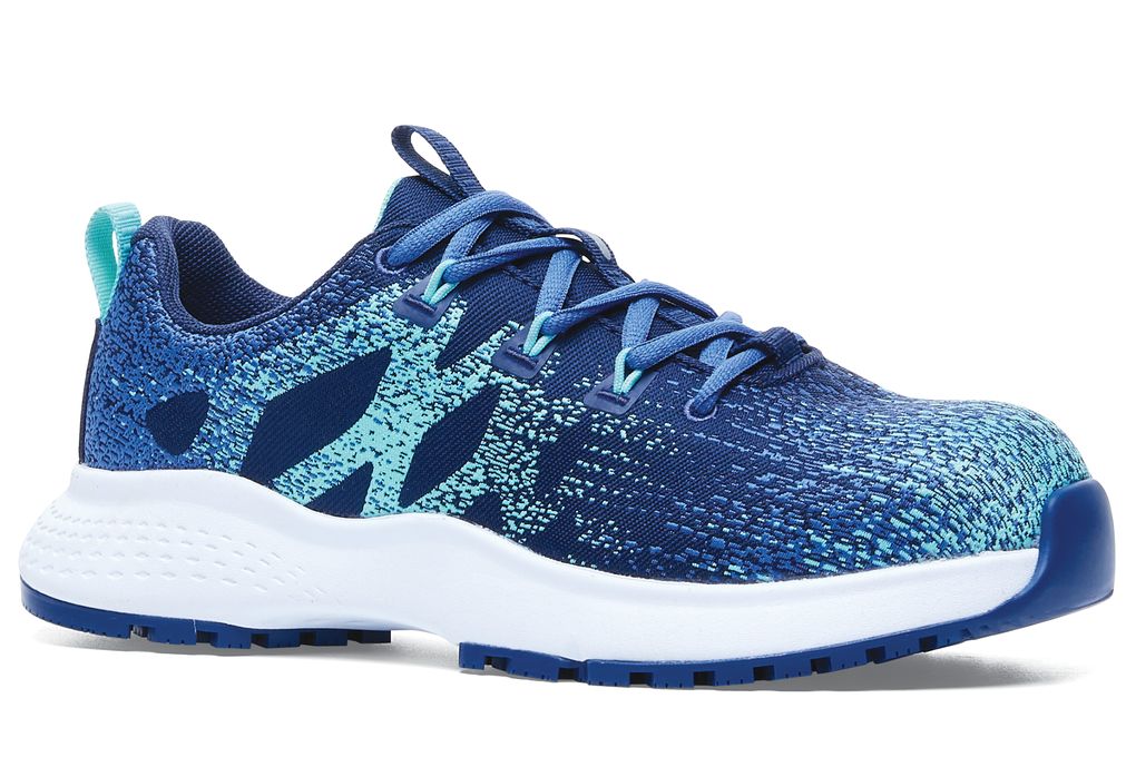 Heather II Aluminum Toe Women's Blue SlipResistant Work Shoes Shoes