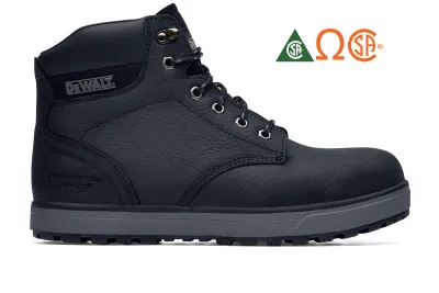 DEWALT Plasma CSA Steel Toe Men's Black Nubuck Leather Work Boots