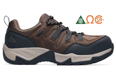 Badlands CSA Safety Toe Puncture Resistant Non-Slip Brown Shoes