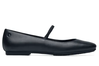 Lila Sookie Non-Slip Black Women's Dress Flats in CA