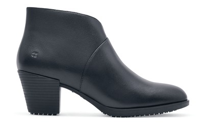 Women's Black Slip-Resistant Dress Shoe 