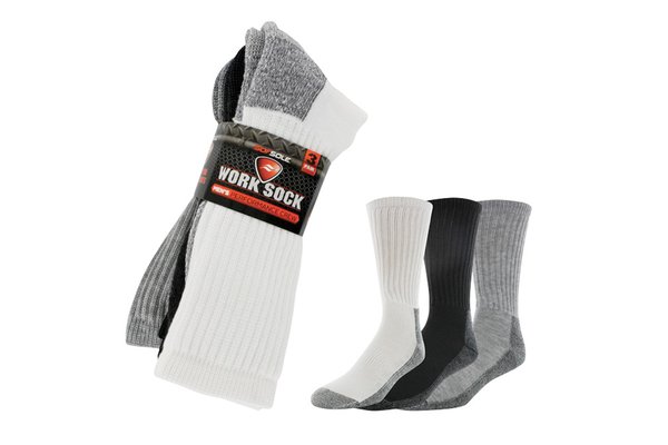 Sof Sole® Work Crew Socks (3 pairs) - Men's