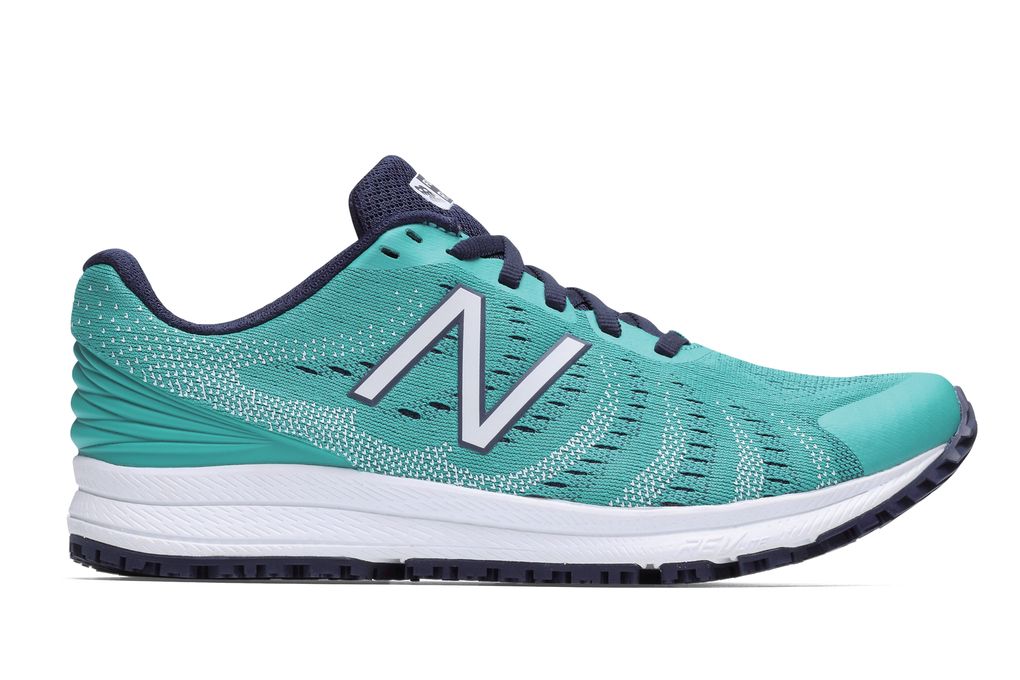 Slip-Resistant New Balance Rush v3 Teal Athletic Shoes | Shoes For Crews