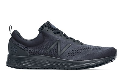 New Balance Arishi V3: Men's Black Slip-Resistant Shoes | Shoes For Crews