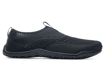 Evolution II: Black Non-Slip Athletic Shoes for Men - Shoes For Crews ...