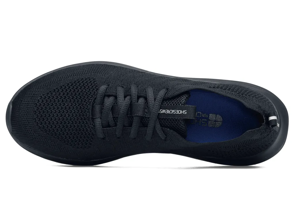 Shoes For Crews Pembroke, Zapatos De Trabajo Unisex Antideslizantes Para Hombre, Mujer, Tenis Resistentes Al Agua, Lona Negra O Cuero, Cuero Negro