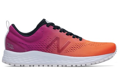 New Balance Arishi V3: Women's Magenta Slip-Resistant Shoes | Shoes For Crews