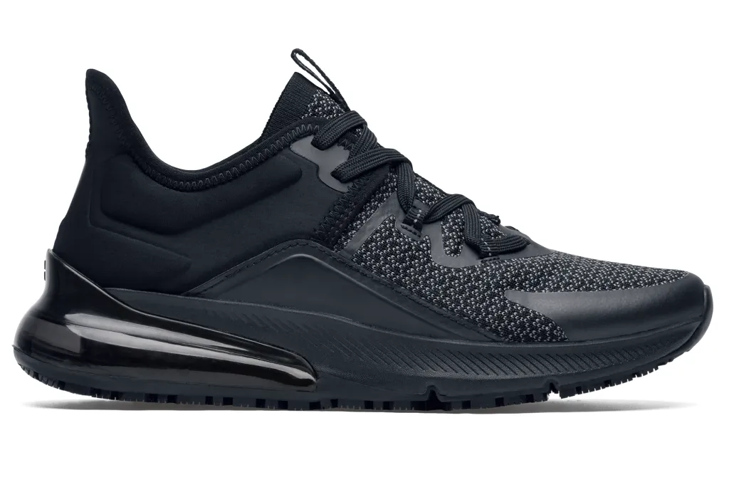 Women's Shoes For Crews Gia - Black Non-Slip Work Sneakers