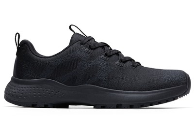 Heather II: Women's Black Slip-Resistant Work Shoes