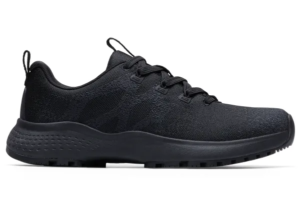 Springer Leather Highly Cushioned Women's Black Non-Slip Shoes