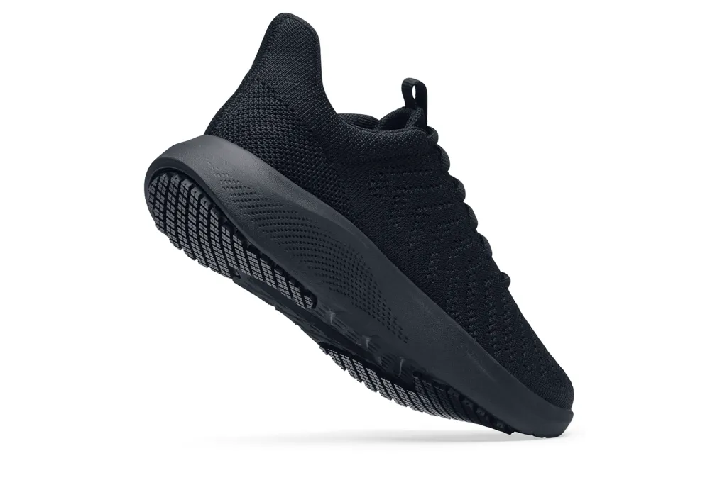 ?Men\'s Black Knit Pull on Comfortable Elastic Adjustable Non Slip Shoes XIMIN Men main image 3