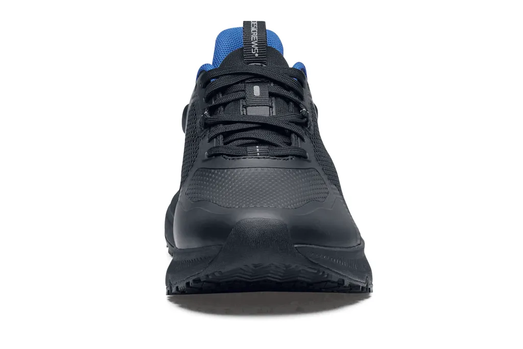 Crossing 4SG Women's Black Non-Slip Shoes with Blue Accents