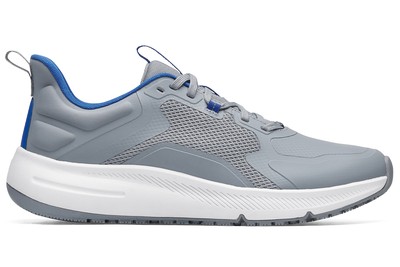 Crossing 4SG Men's Gray Non-Slip Shoes with Blue Accents in CA