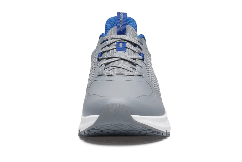 Crossing 4SG Men's Gray Non-Slip Shoes with Blue Accents