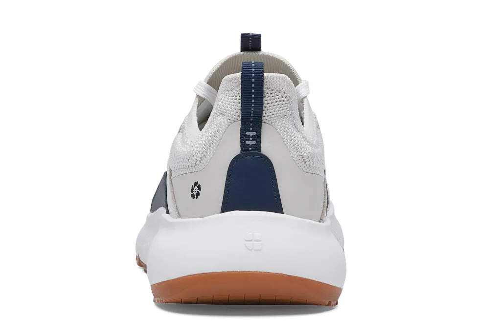 Women's LILA™ Karina RX Sneaker Tan & Blue Non-Slip Nursing Shoe