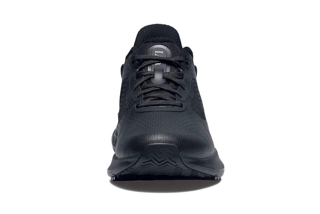 LILA™ Zoey Black Athletic Work Sneakers for Women