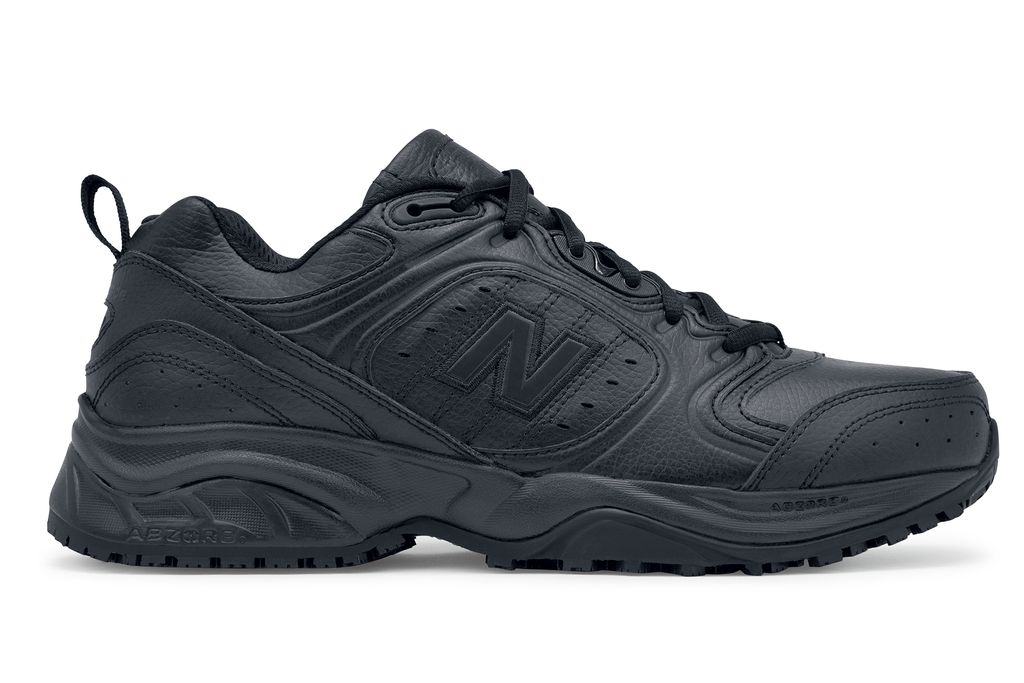 New Balance Men's Black Slip-Resistant Shoes Shoes For Crews