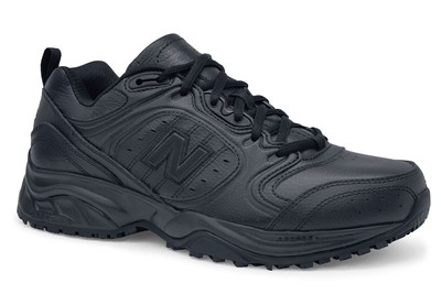 New Balance 623v3: Men's Black Slip-Resistant Shoes | Shoes For Crews