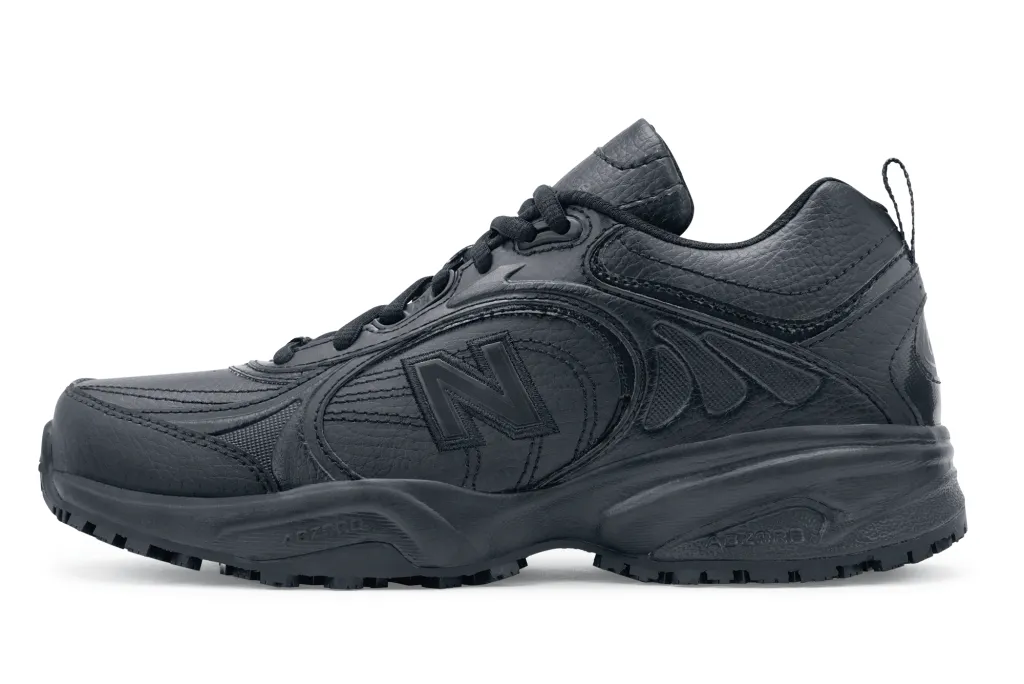 ろずたん New Balance Women's Black Athletic Slip-Resistant Shoes