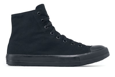 Pembroke Black Canvas Slip-Resistant Work Shoes | Shoes For Crews