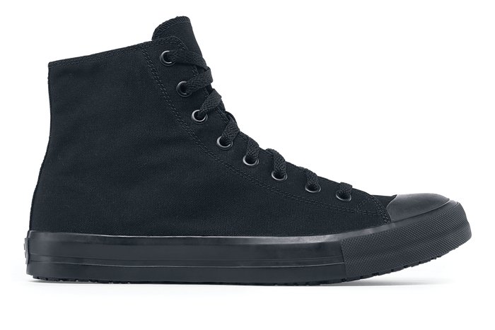 Pembroke Black Canvas Slip-Resistant Work Shoes | Shoes For Crews