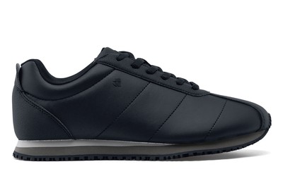 Avery: Women's Black Slip-Resistant Leather Shoes | Shoes For Crews