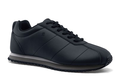 Avery: Women's Black Slip-Resistant Leather Shoes | Shoes For Crews