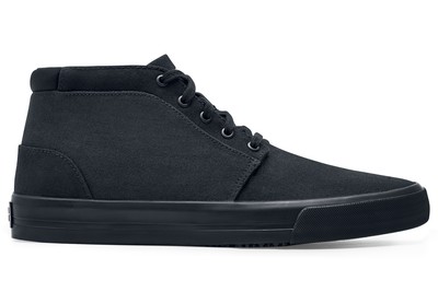 Cabbie II: Men's Black Slip-Resistant Canvas Work Shoes | Shoes For Crews