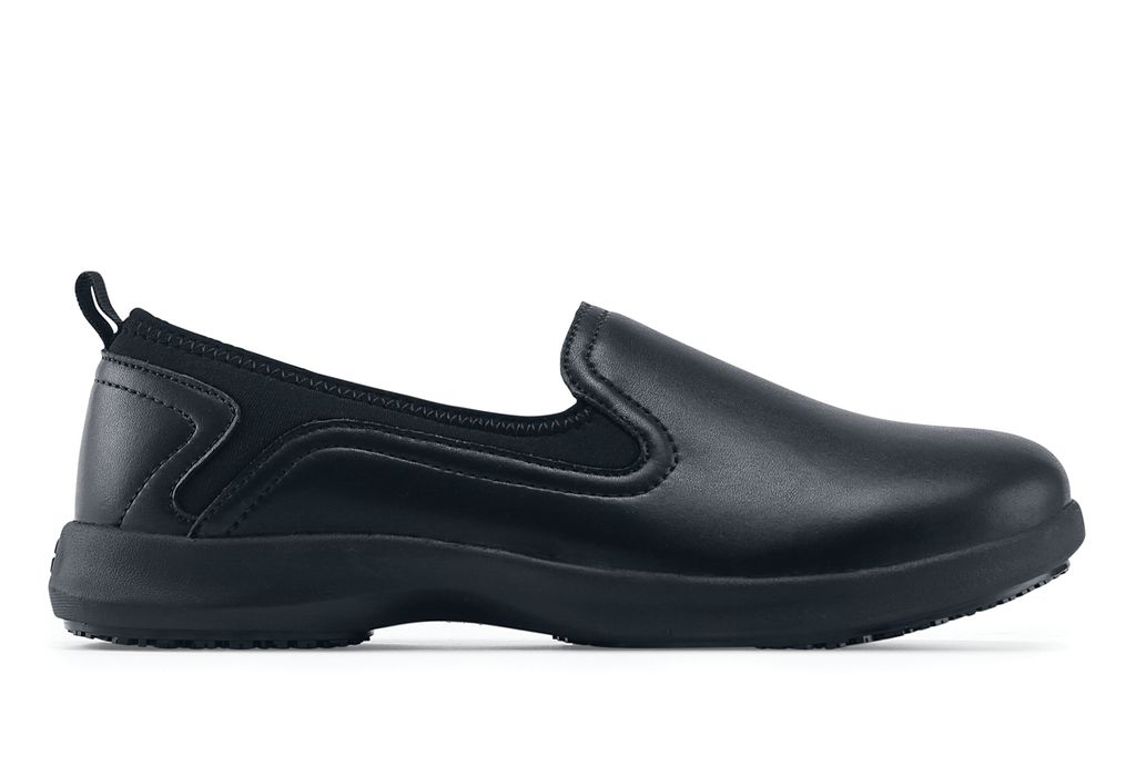 Quincy: Women's Black Dress Slip-Resistant Work Shoes | Shoes For Crews