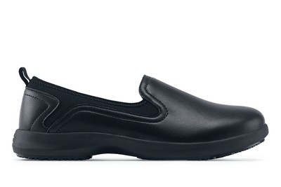 all black non slip work shoes