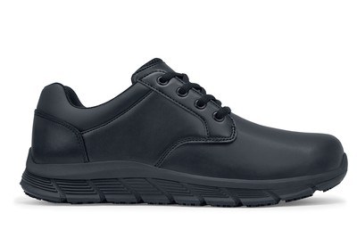non slip black work shoes womens