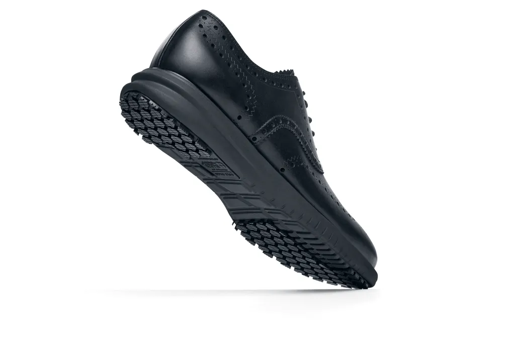 Men's Cole Haan - Black Miles Leather Wingtip Oxford Shoes