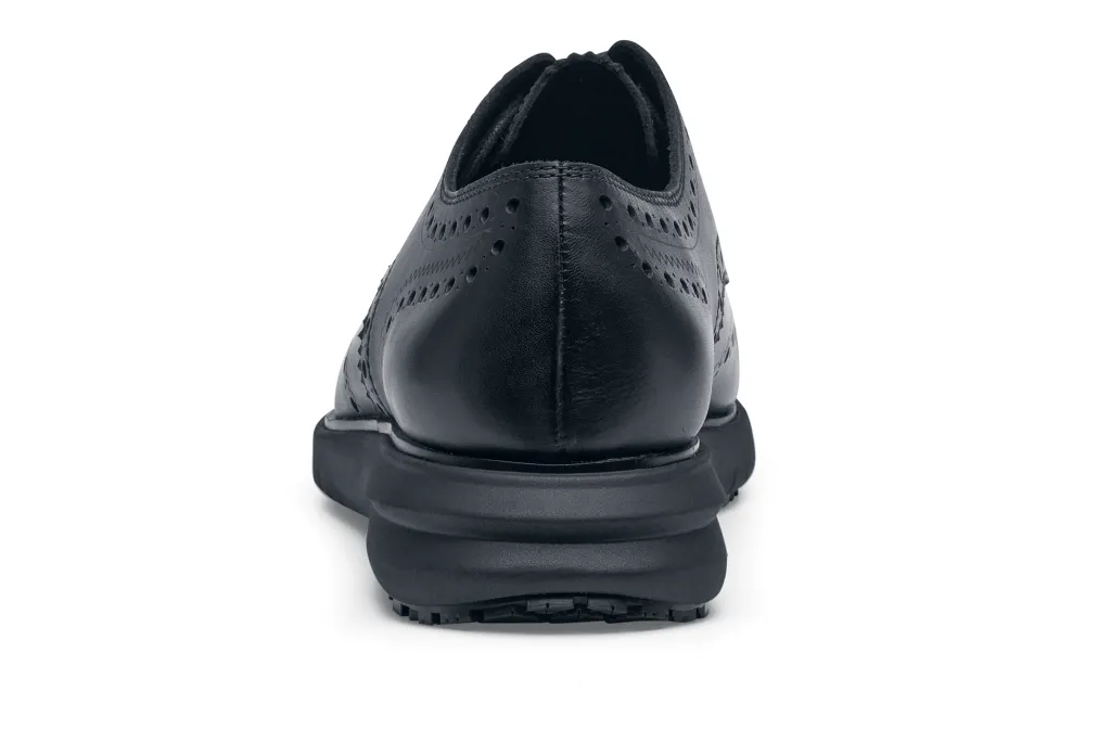 Men's Cole Haan - Black Miles Leather Wingtip Oxford Shoes