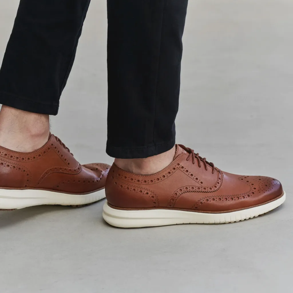Cole Haan Miles Leather Wingtip Oxford 212794 Men’s 11M Tan Men main image 3
