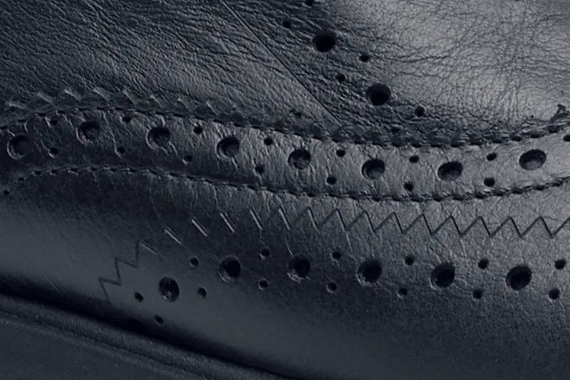 Cole Haan Malorie Leather Wingtip Oxford detail view