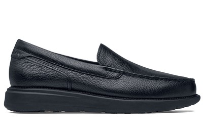 Cole Haan Chester Loafer Men's Black Slip-Resistant Shoes | Shoes For Crews