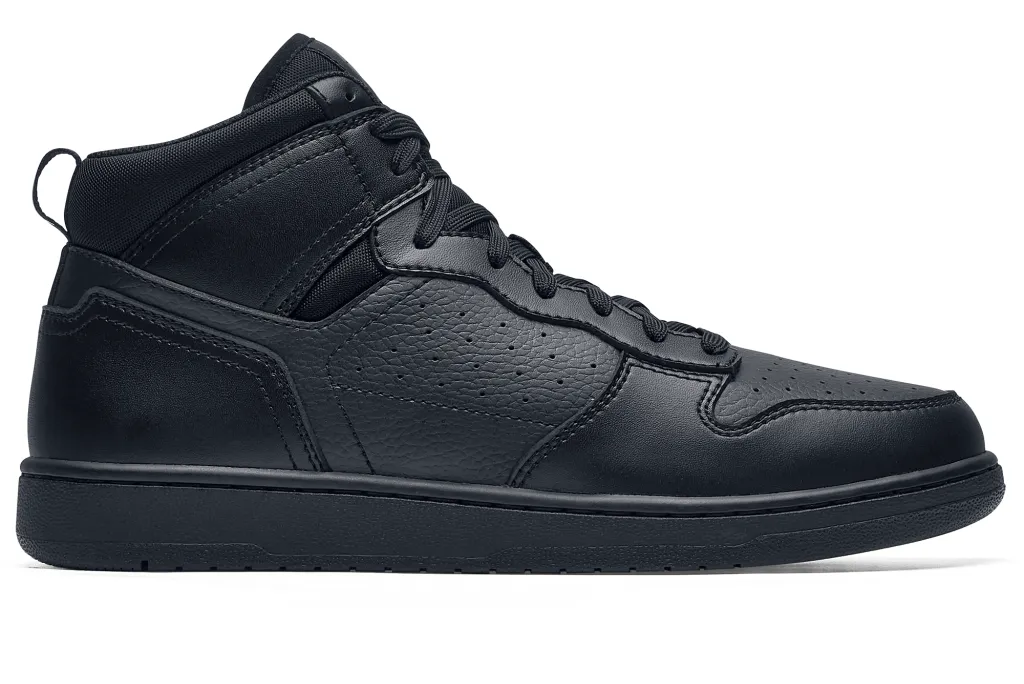 Greer Mid Men's Black Non-Slip Basketball Court Work Shoes