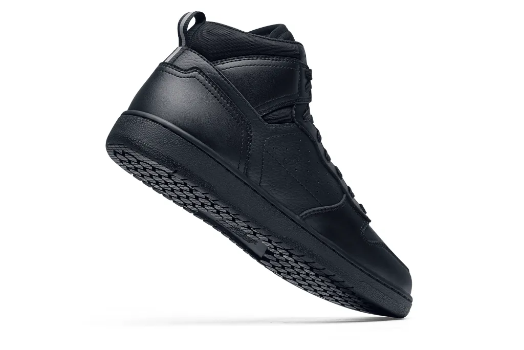 Greer Mid Men's Black Non-Slip Basketball Court Work Shoes