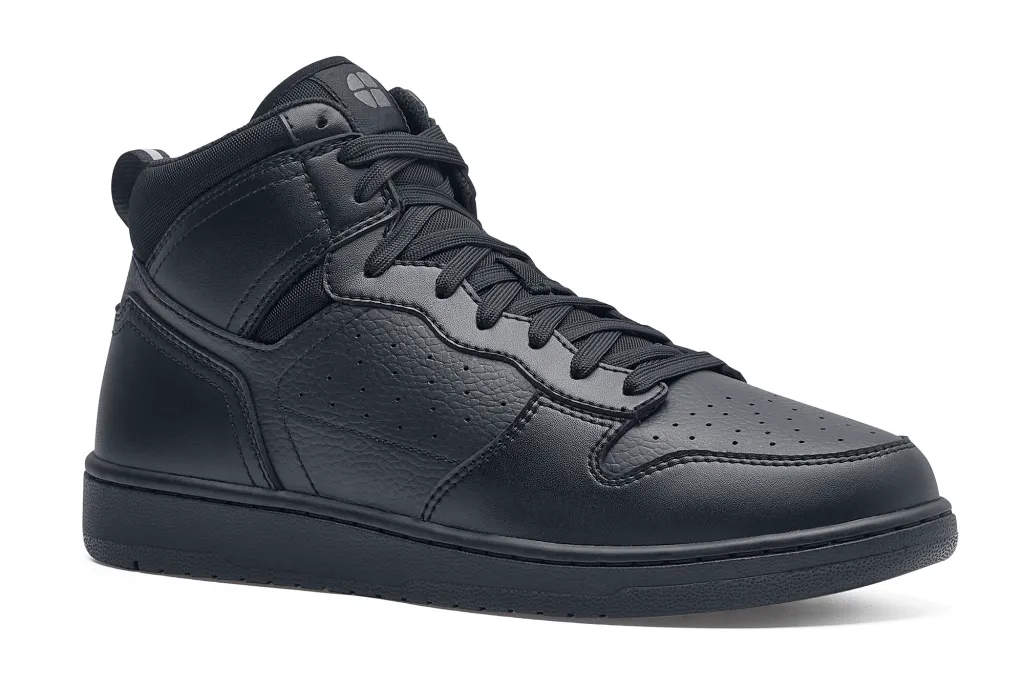 Greer Mid Men's Black Non-Slip Basketball Court Work Shoes