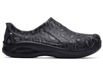 Radium II Black & Gray Leopard Non-Slip Nurse Clogs for Men and Women