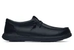 Men's Shoes For Crews® Laguna Moc - Black Non-Slip Slip-On Shoes