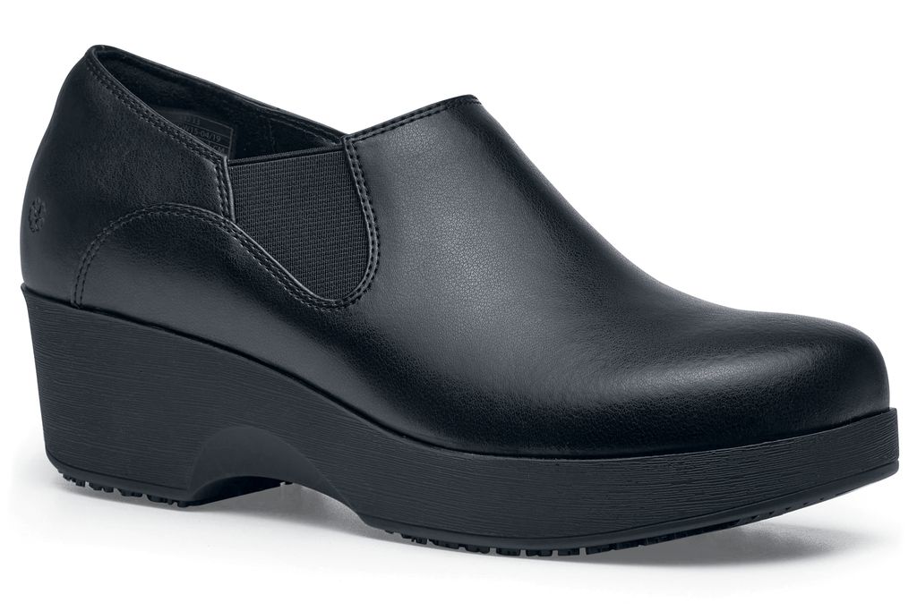 Kelsey: Women's Black Slip-Resistant Dress Heels | Shoes For