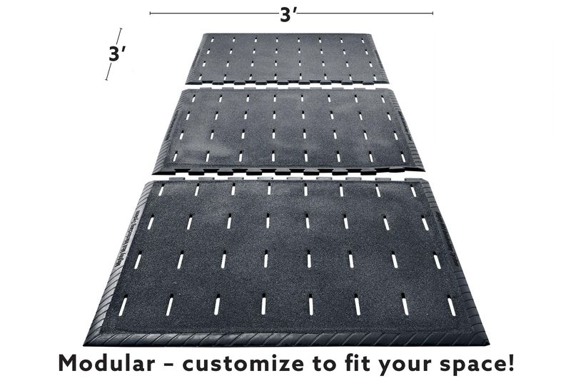 (3' x 3') Mighty Mat!™ Interlocking: End Section right view