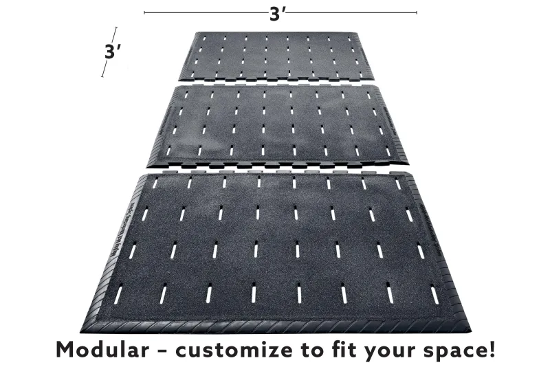 3' x 3' MIGHTY MAT!™ Interlocking: End Section right view