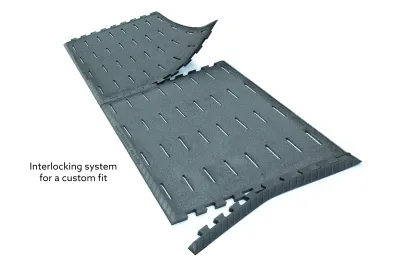 3' x 3' MIGHTY MAT!™ Interlocking: End Section left view