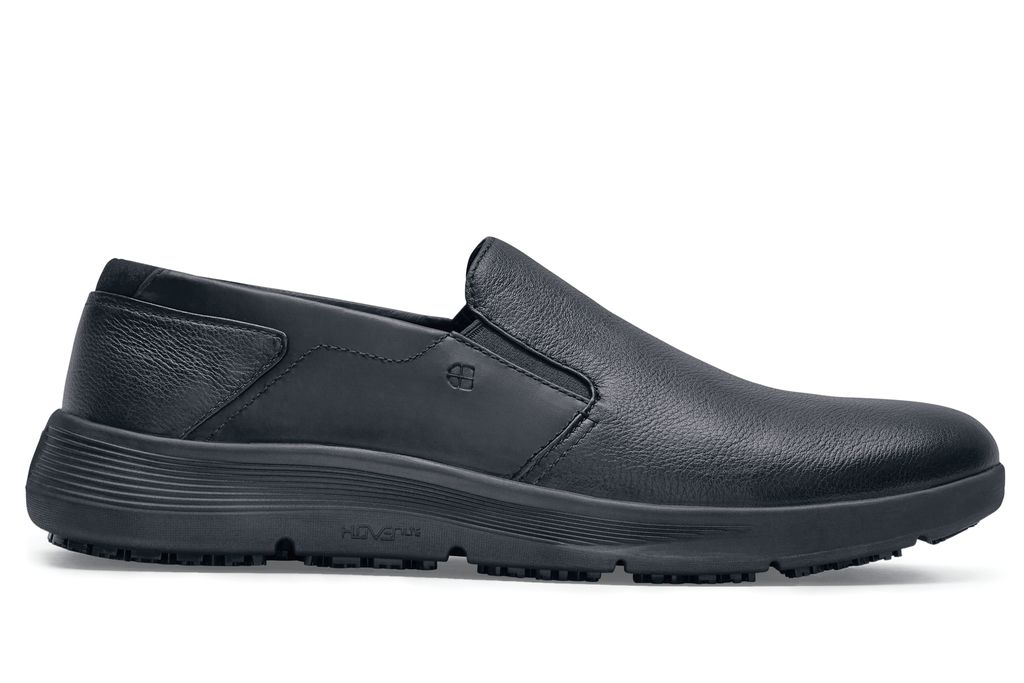 Shoes for Crews Mens Dockers Director Slip Resistant Leather Slip On Dress Shoes 