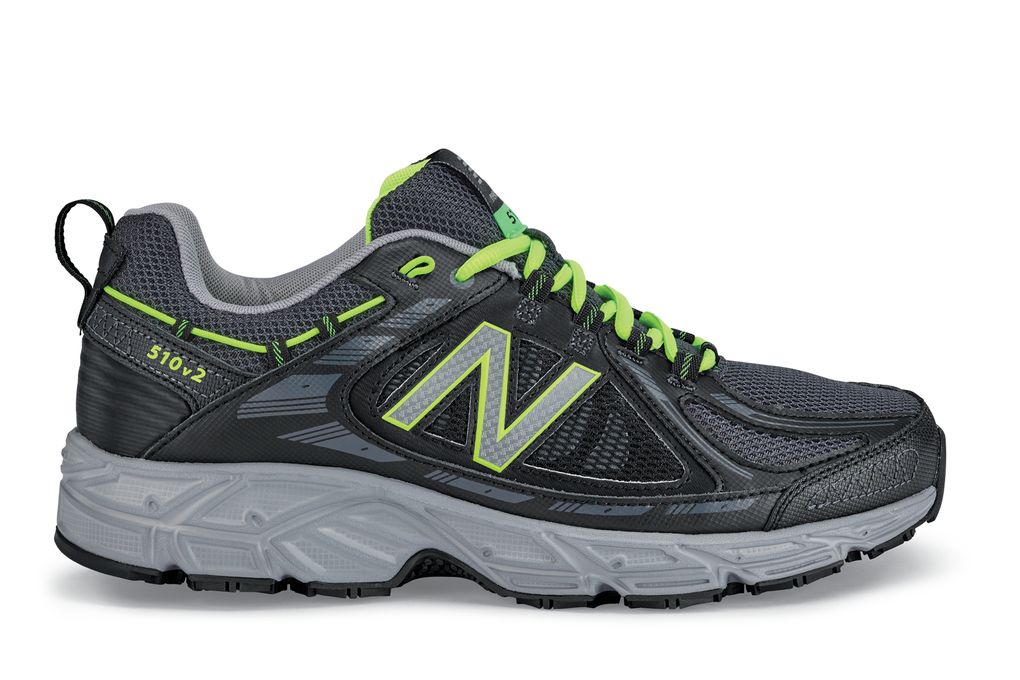 New Balance - 510V2 - Gray/Green - Men's Athletic Non-Slip Shoes ...